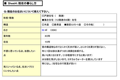 ライフスタイルシート01_OZONE家デザイン