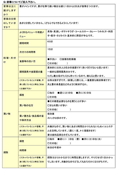 ライフスタイルシート02_OZONE家デザイン